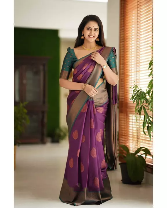 Designer lichi silk sarees wholesaler uploaded by Ethnic export on 1/25/2023