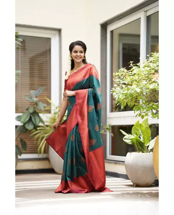 Designer lichi silk sarees wholesaler uploaded by business on 1/25/2023