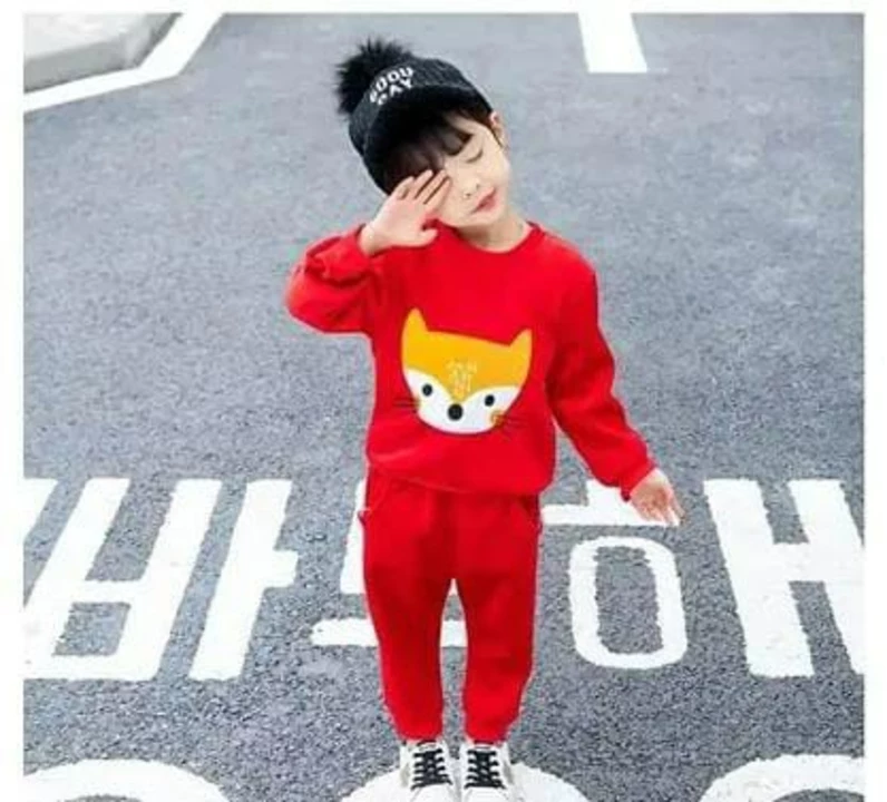 Kids Trendy Full Sleeves T Shirt's And Pants Set's  uploaded by SN creations on 1/26/2023