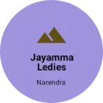 Business logo of Jayamma ledies corner