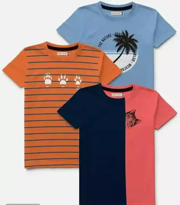 Kids Stylish Multi Colour T Shirt's  uploaded by SN creations on 1/26/2023