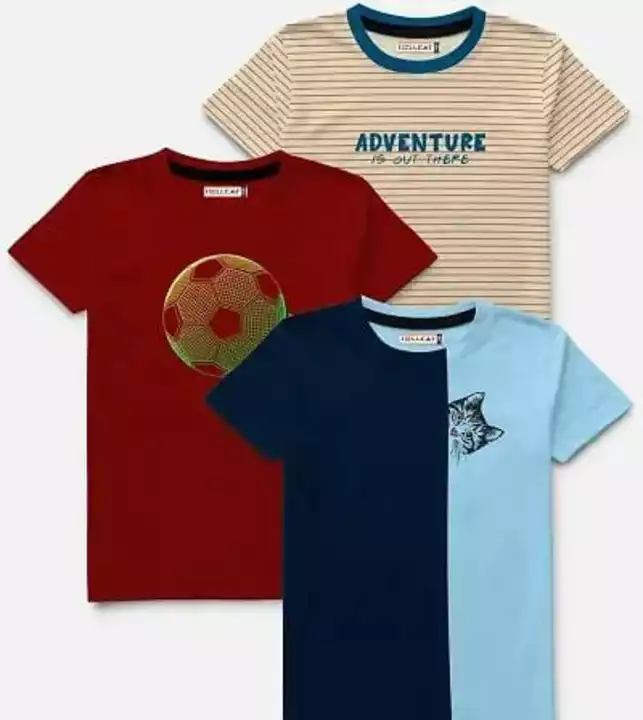Kids Stylish Multi Colour T Shirt's  uploaded by SN creations on 1/26/2023