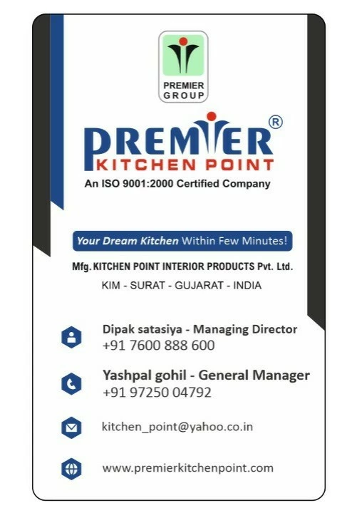 Visiting card store images of Kitchen point interior products pvt ltd