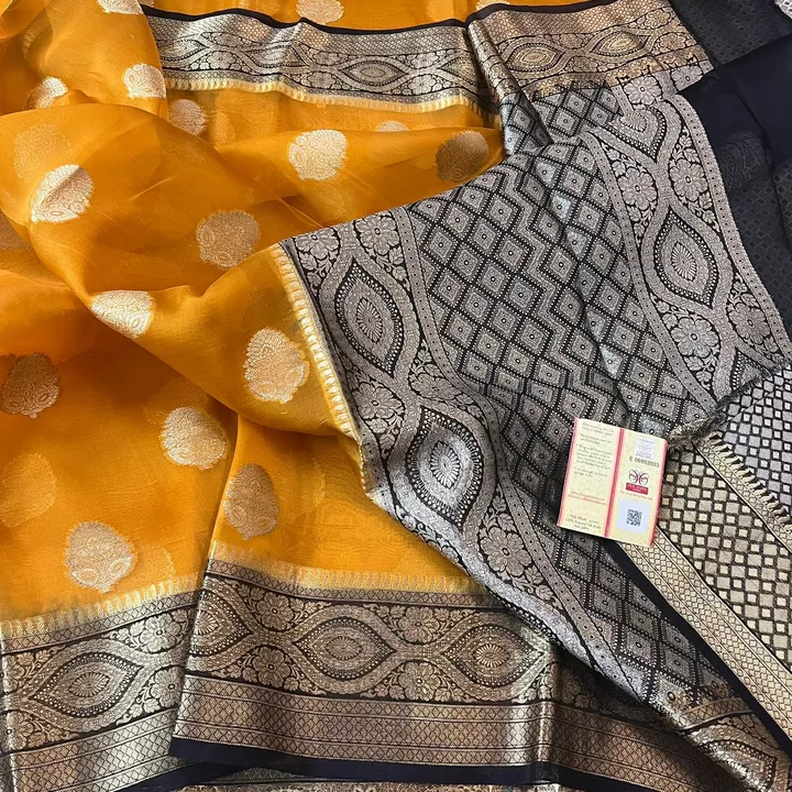 Kora orgnja silky fabric  uploaded by Banarsi saree on 5/19/2024