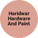 Business logo of Haridwar hardware and paint based out of Haridwar