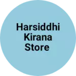 Business logo of Harsiddhi kirana store