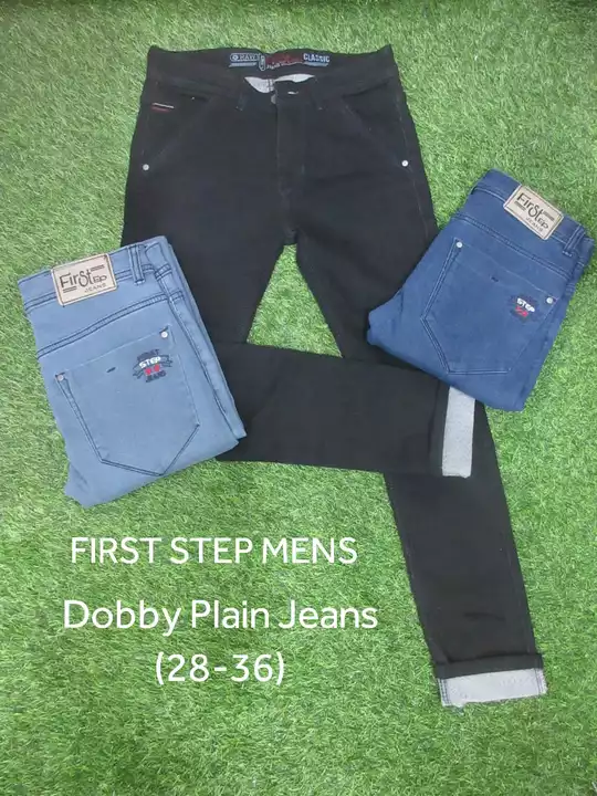 First Step Mens Plane Dobby Jean's  uploaded by Aarav Collection on 1/26/2023