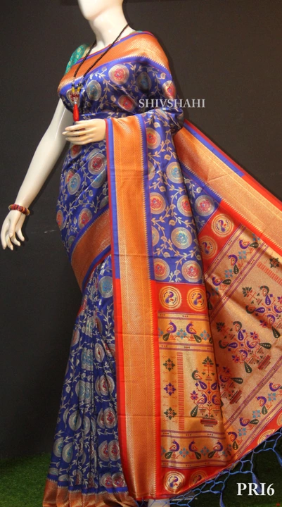 Semi Paithani  uploaded by Paithani Saree on 1/26/2023