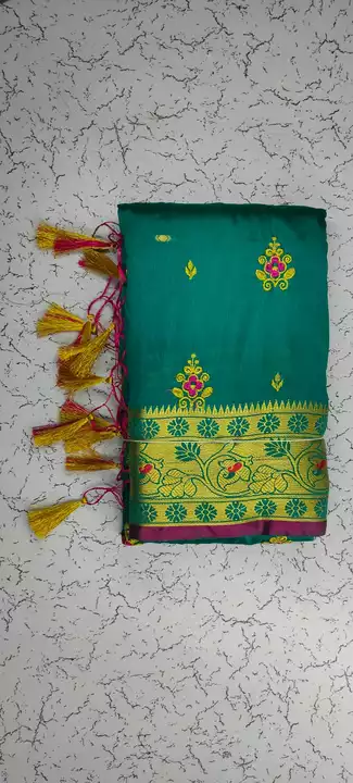 Karishma Aanchal with embroidery and jhalar.

100% Genuine Quality Products

Saree length - 6 meter
 uploaded by Atira Life Style on 1/26/2023