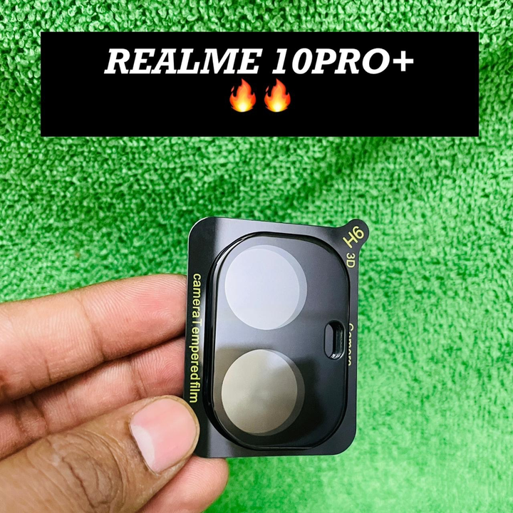 Realme 10 Pro plus camera tempered glass  uploaded by Chamunda Mobile B2B on 1/26/2023