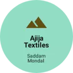 Business logo of Ajija Textiles