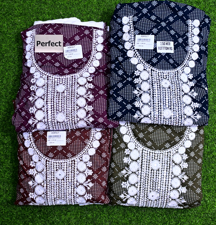 Unstitched suit uploaded by Perfect Collection on 1/26/2023