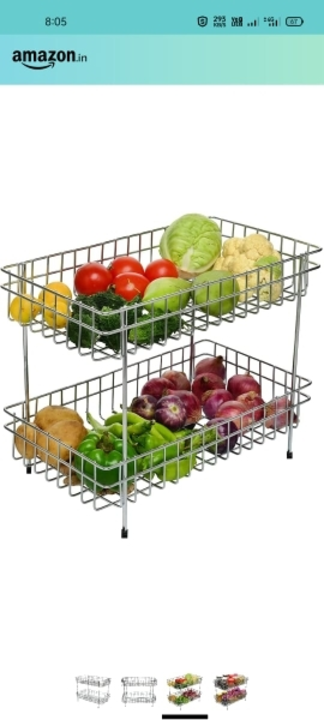 Vegetables trolley dabal uploaded by B. H. INDUSTRY on 6/2/2024