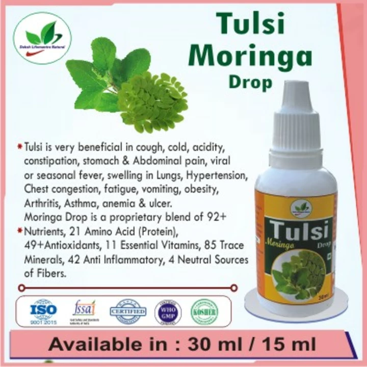 Tulsi moringa drop  uploaded by Daksh lifemantra natural on 5/31/2024