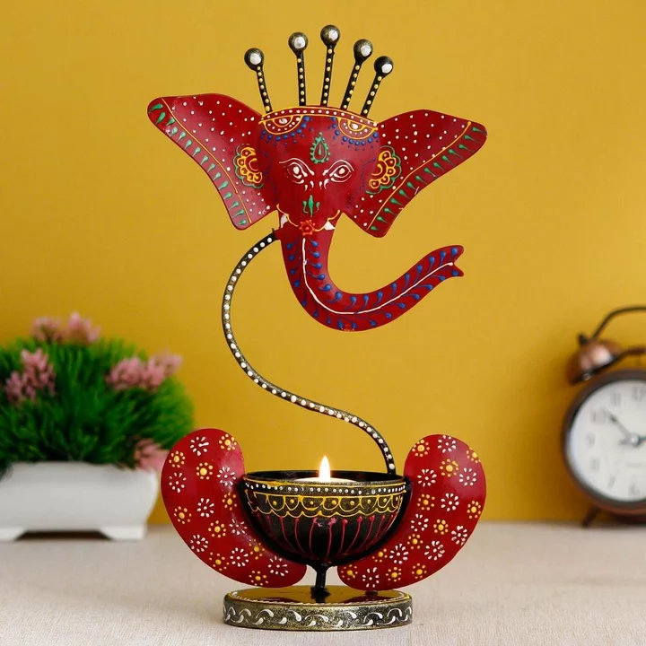 Lord Ganesha Tealight candle holder  uploaded by Discount ARA on 1/26/2023