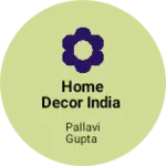 Business logo of Home Decor India