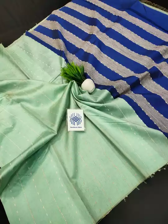 Semi raw silk saree uploaded by Paakhi's handloom on 5/29/2024