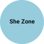 Business logo of SHE ZONE