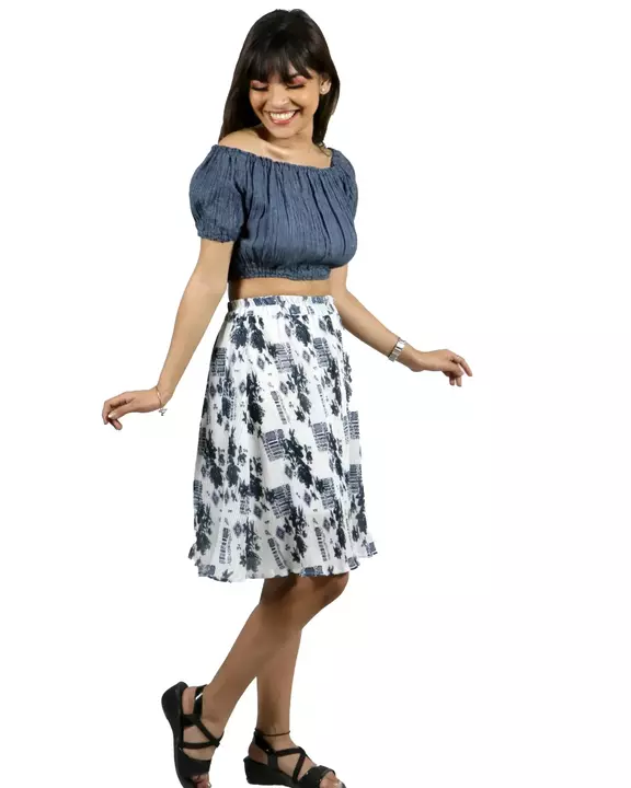 Skirt and crop top uploaded by RR Fashion on 1/26/2023