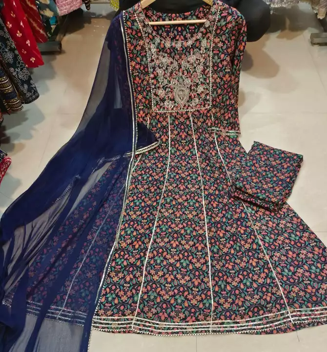 KURTI PANT WITH DUPATTA  uploaded by Jaipuri Fashion Point  on 5/20/2024