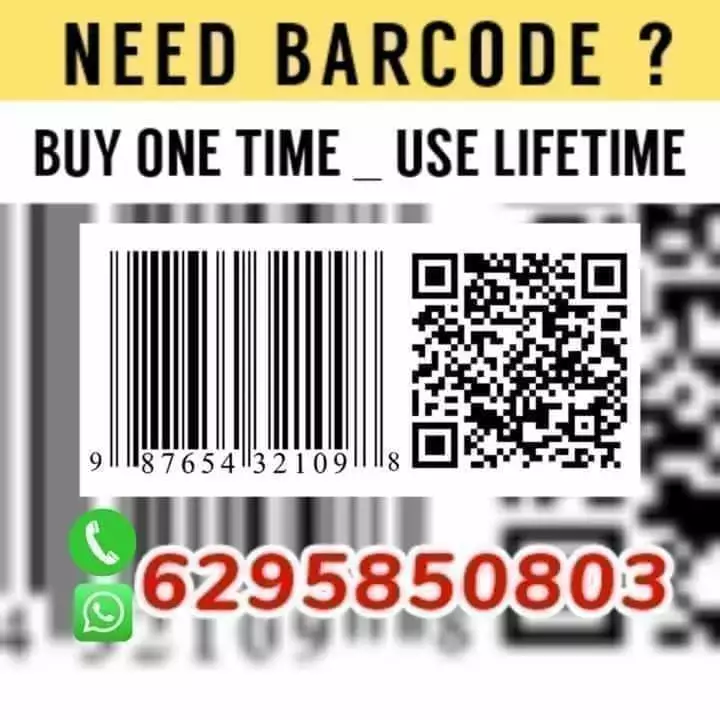 Post image Need Barcode contact 6295850803