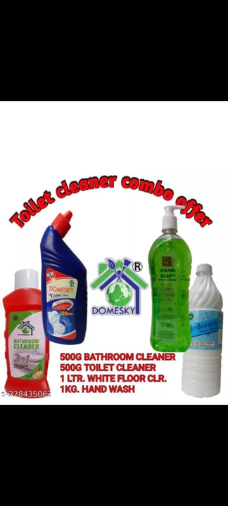Post image https://chat.whatsapp.com/IOTwTB2lBS50NUVDeX4PvR
Domesky Organic Toilet cleaner combo offer 
Cash on delivery available 🚚
Free shipping 🔥
Price 400 rs
https://chat.whatsapp.com/IOTwTB2lBS50NUVDeX4PvR
