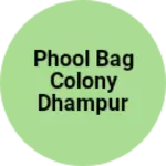 Business logo of Phool bag colony dhampur