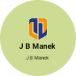 Business logo of J b manek