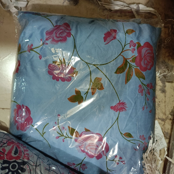 Fitted double bed sheet elastic wali bedsheet only bedsheet  uploaded by Ali collection on 1/27/2023