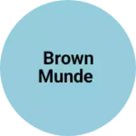 Business logo of Brown Munde