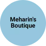 Business logo of Meharin's boutique