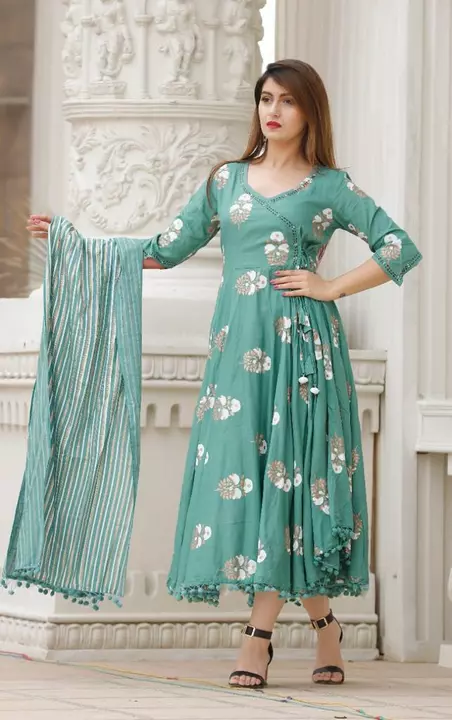 Kurti with dupatta  uploaded by business on 1/27/2023