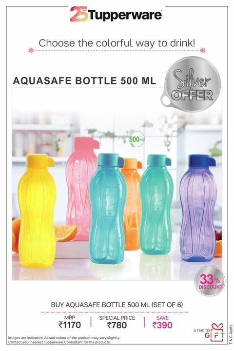 Tupperware 500ml bottle  uploaded by Twishas collection  on 2/16/2021