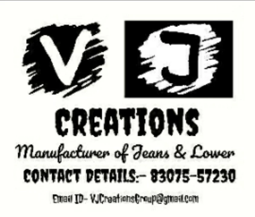 Visiting card store images of VJ Creations