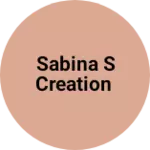 Business logo of Sabina s creation