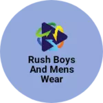 Business logo of Rush boys and mens wear