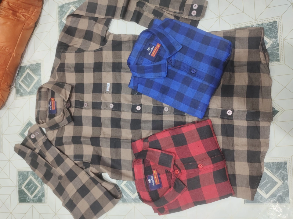 Checks shirt  uploaded by Bombay boy's readymade garments on 1/27/2023