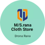 Business logo of M/s.Rana cloth store