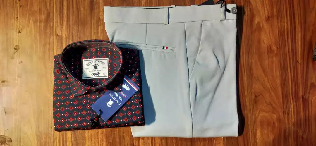 Combos trouser and sanganeri shirts All Sizes Available uploaded by Mr.legendschoice on 1/27/2023