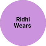 Business logo of RIDHI WEARS