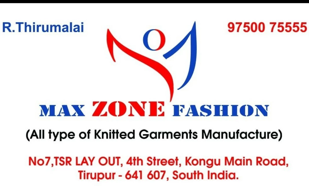 Visiting card store images of Max Zone Fashion