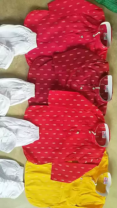 Kids kurta pyjama  uploaded by Shree ganesh hosiary on 5/30/2024