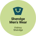 Business logo of Shendge men's wear