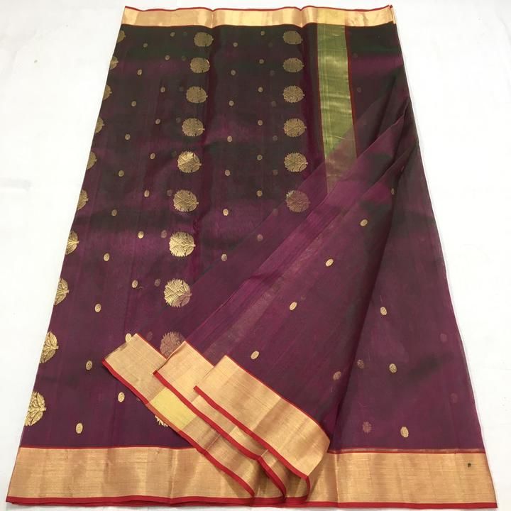 Chanderi handloom saree uploaded by Clothing on 2/16/2021