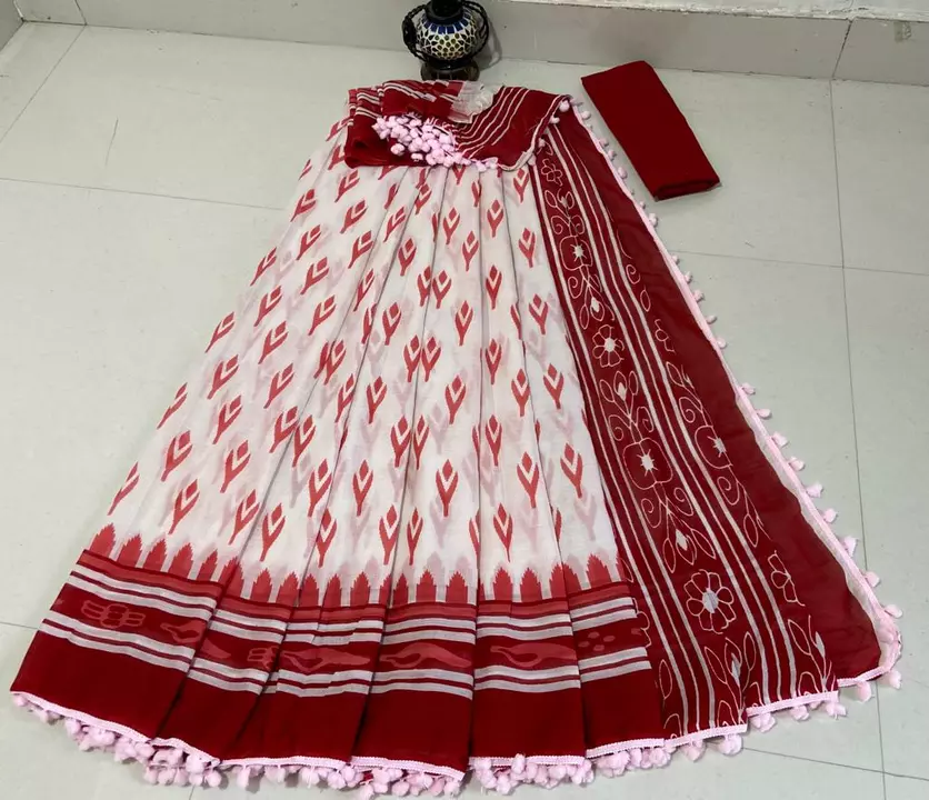 Cotton  saree malmal cotton uploaded by business on 1/27/2023
