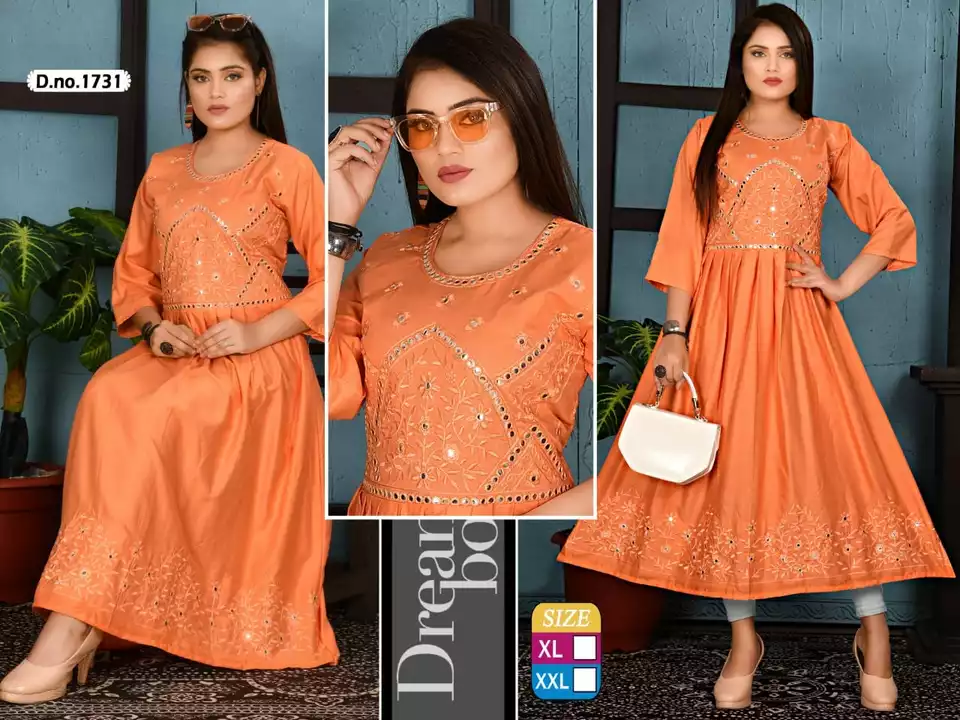 Fancy Kurti 290/- All xl xxl uploaded by Radha Creation , Maira sales for Readymade items on 1/27/2023