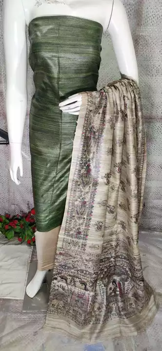 Pure Tassur gichha silk dress material  uploaded by S B HANDLOOM
 on 1/27/2023