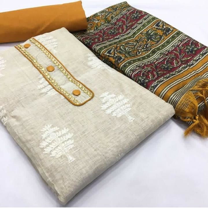 Khadi Cotton Dress Material's. uploaded by business on 2/16/2021