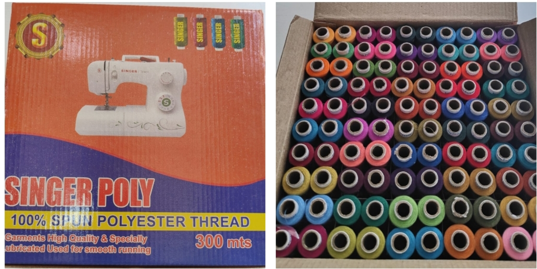 Shinger poly 300 mitr thread🧵 polyester uploaded by business on 1/28/2023
