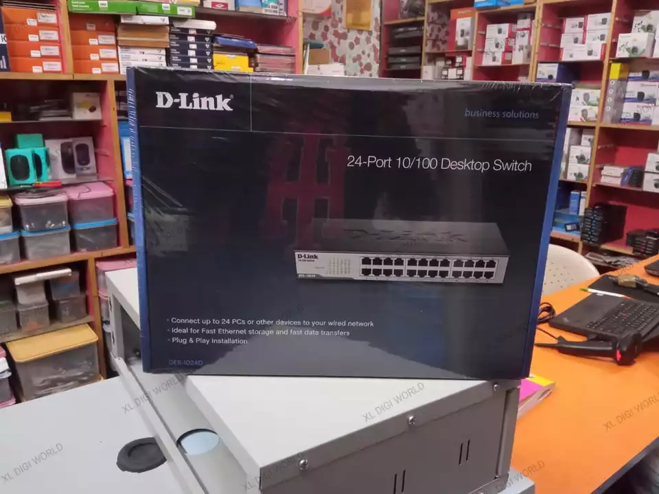 D link 24 port Switch Normal And Giga Both Available uploaded by business on 1/28/2023